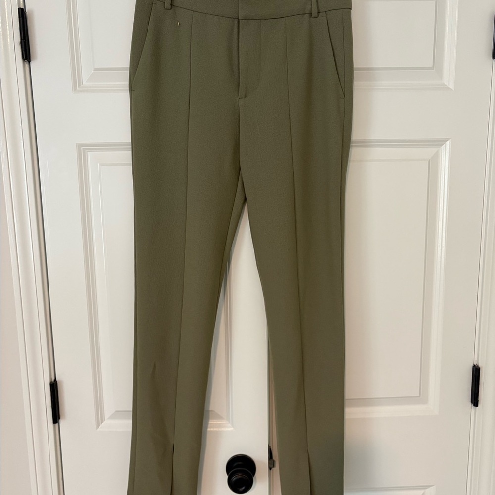 Zara Green Chinos with Tailored Fit